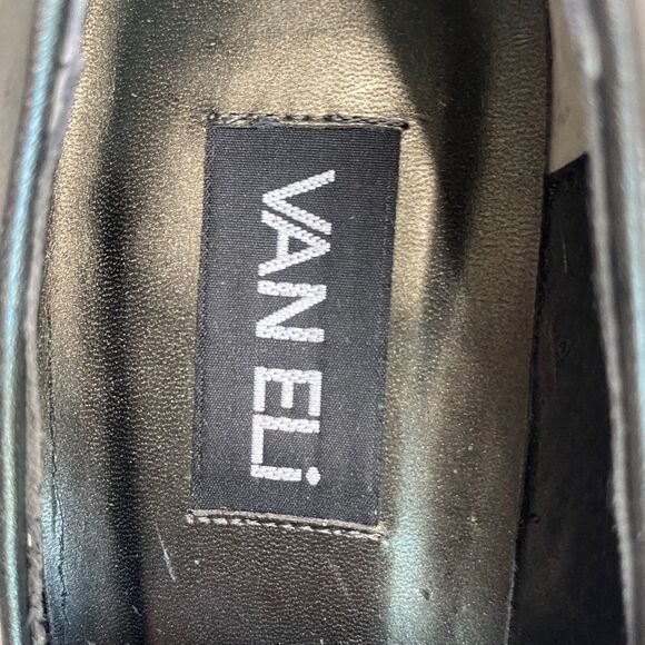 VANELi Pewter colored Square Toe Pump dress shoe size 9.5 - Picture 3 of 12